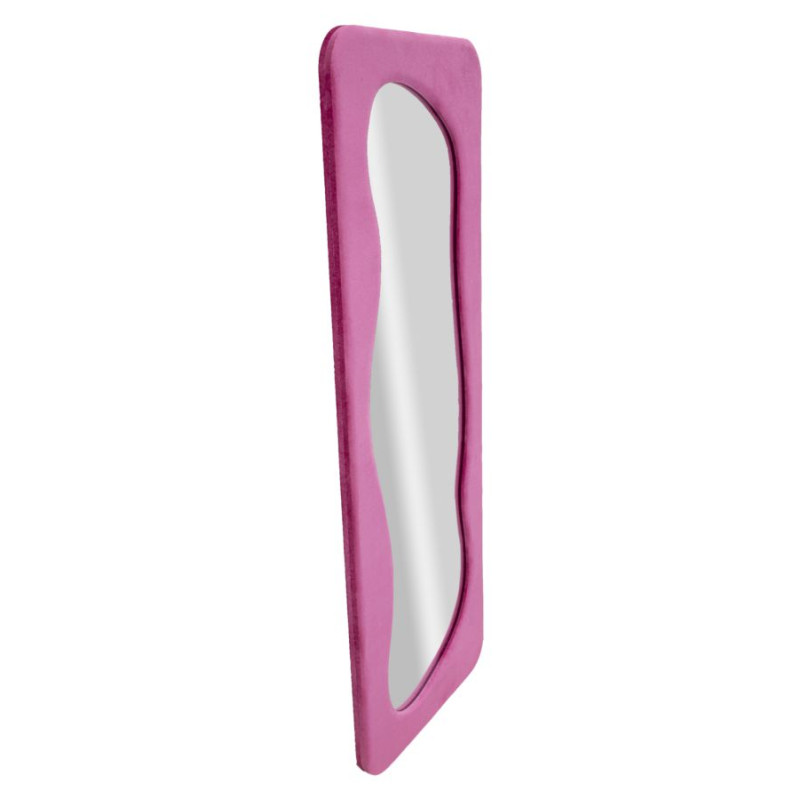 Miroir mural Theodor fuchsia 60x4x160 cm – Éclat vibrant et style glamour
