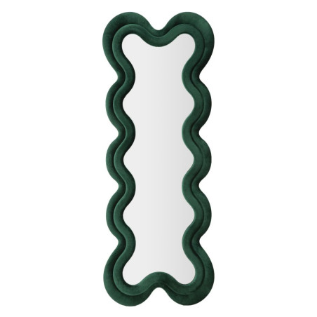 Miroir mural Monica vert 58x4x160 cm – Élégance naturelle et présence harmonieuse