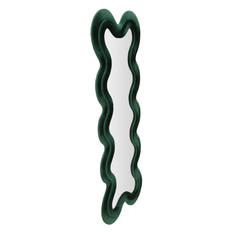 Miroir mural Monica vert 58x4x160 cm – Élégance naturelle et présence harmonieuse