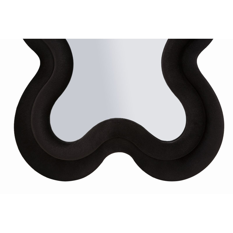 Miroir mural Noir Monica 58x4x160 cm (miroir 39x124 cm) – Chic intense et design sobre