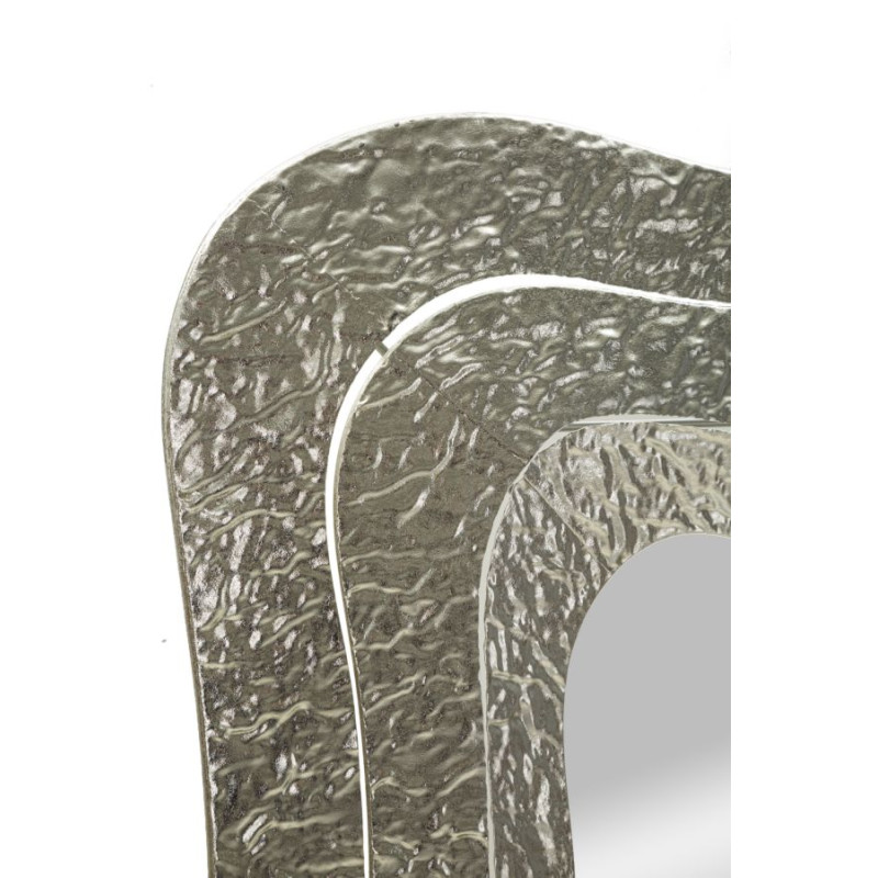 Miroir mural Aury carré 74x7x79 cm – Forme géométrique et élégance luxueuse