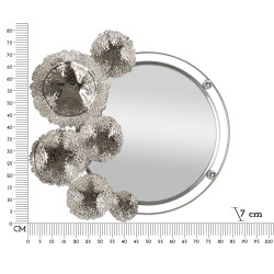 Miroir mural Kandi 85x7x80,6 cm – Design audacieux et brillance sculpturale