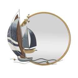 Miroir mural Vele 71x8x64 cm – Lignes modernes et allure haut de gamme