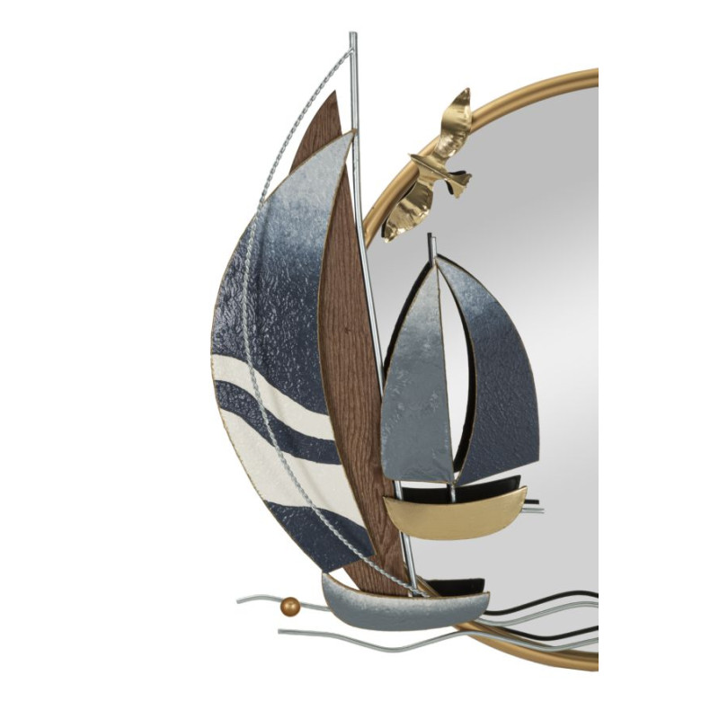 Miroir mural Vele 71x8x64 cm – Lignes modernes et allure haut de gamme