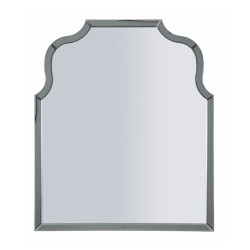 Miroir mural Ankara gris 85x1x100 cm (miroir 78x93 cm) – Minimalisme chic et design contemporain