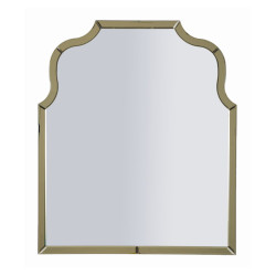 Miroir mural Ankara doré (miroir 78x93 cm) – Prestige luxueux et éclat doré