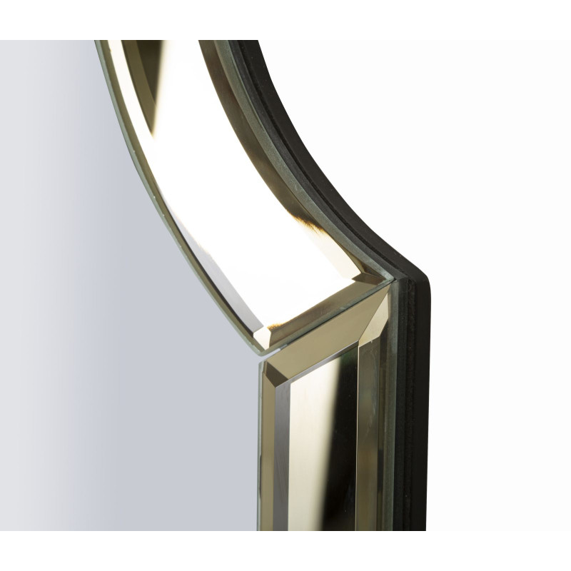 Miroir mural Ankara doré (miroir 78x93 cm) – Prestige luxueux et éclat doré