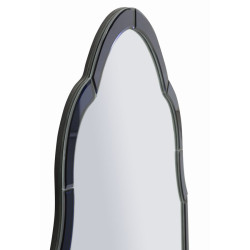 Miroir mural Bleu Tangier 62x1x100 cm (miroir 55x94 cm) – Raffinement marin et lignes épurées