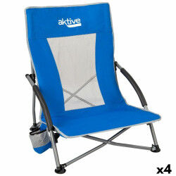 Chaise de Plage Aktive Bleu...