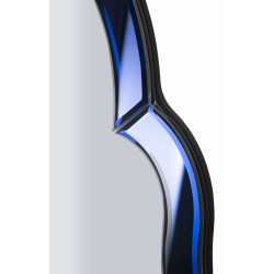 Miroir mural Bleu Tangier 47x1x80 cm (miroir 41x74 cm) – Minimalisme chic et éclat apaisant