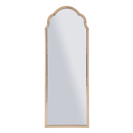 Miroir mural Tangier rose 55x2x150 cm (miroir 49x144 cm) – Touche romantique et modernité lumineuse