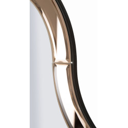 Miroir mural Tangier rose 62x1x100 cm (miroir 55x94 cm) – Élégance colorée et sophistication subtile