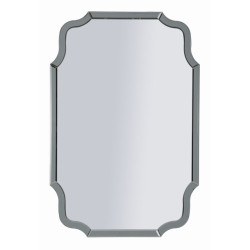 Miroir mural Istanbul gris 60x1x90 cm (miroir 54x84,5 cm) – Élégance minimaliste et allure moderne