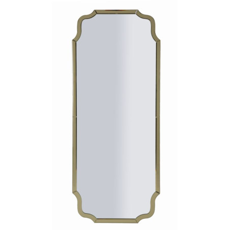 Miroir mural Istanbul or 60x2x150 cm (miroir 54x143,5 cm) – Prestige doré et éclat luxueux