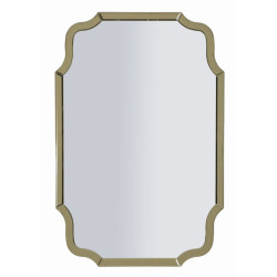 Miroir mural Istanbul or 60x1x90 cm (miroir 54x84,5 cm) – Raffinement doré et design épuré
