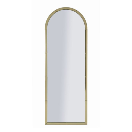 Miroir mural Baku gold 55x2x150 cm (miroir 49x144 cm) – Luxe doré et style sophistiqué