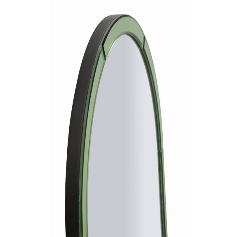 Miroir mural Vert de Bakou 55x2x150 cm (miroir 49x144 cm) – Prestige vert et raffinement moderne