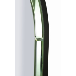 Miroir mural Vert de Bakou 55x2x150 cm (miroir 49x144 cm) – Prestige vert et raffinement moderne