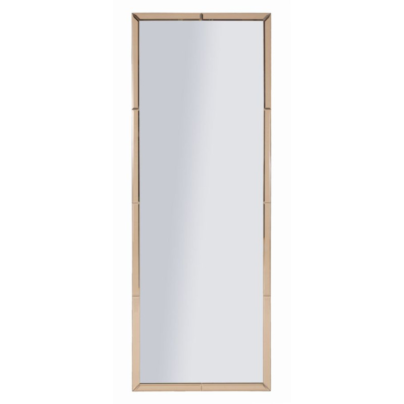 Miroir mural Berlin rose 55x2x150 cm (miroir 49x143,5 cm) – Charme subtil et sophistication moderne