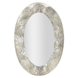 Miroir ovale Argelux 87,5x6,5x128 cm (miroir 55x93 cm) – Élégance harmonieuse et luxe discret