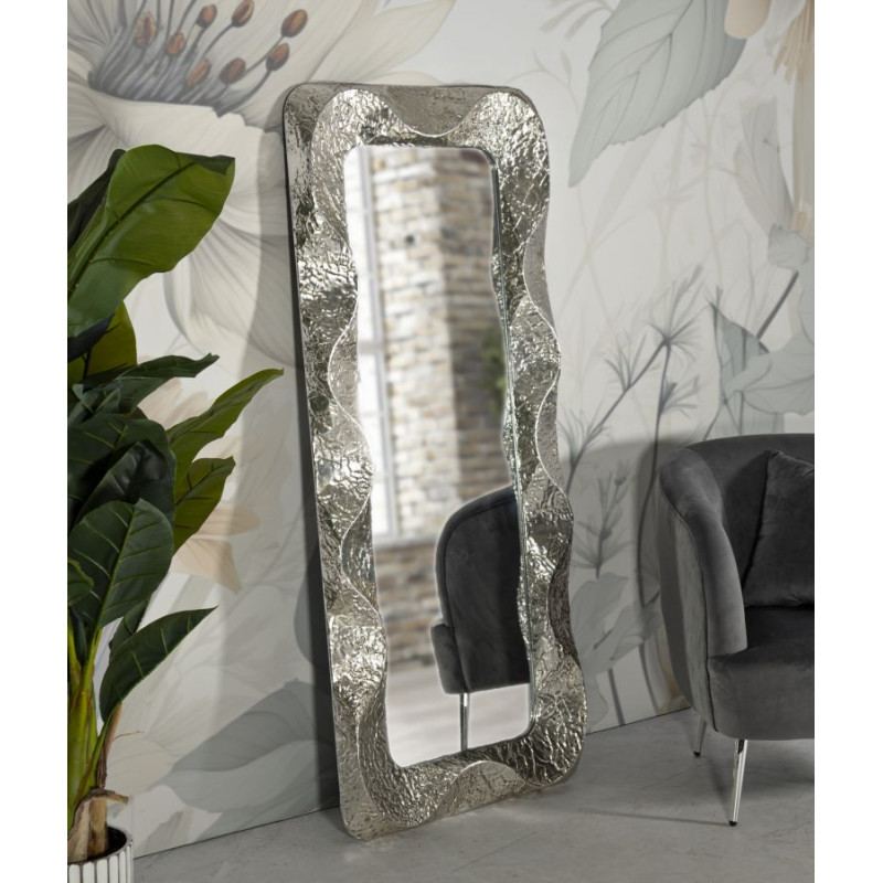 Miroir rectangulaire Argelux 70x6,5x160,5 cm (miroir 44x134 cm) – Style contemporain et sophistication raffinée