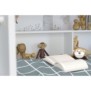 PARISOT Lits superposés enfant - Décor Chene et Blanc Ombre - Sommiers inclus - 2 x 90 x 200 cm - JIM