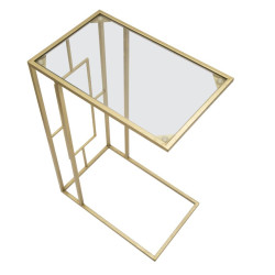 Table de canapé C 40,5x25,5x60 cm – Minimalisme pratique et finition élégante