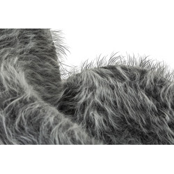 Canapé Hacil gris 134x54x77 cm – Sobriété moderne et confort raffiné