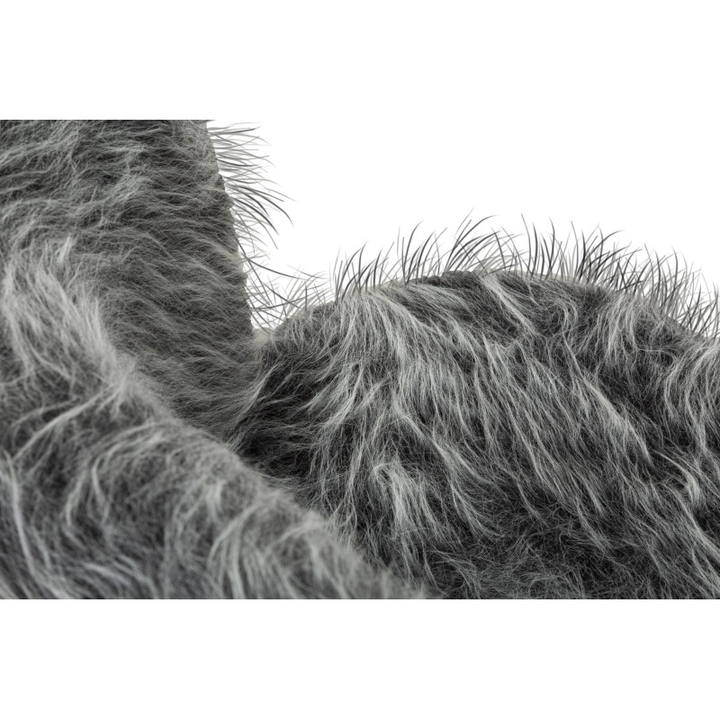 Canapé Hacil gris 134x54x77 cm – Sobriété moderne et confort raffiné