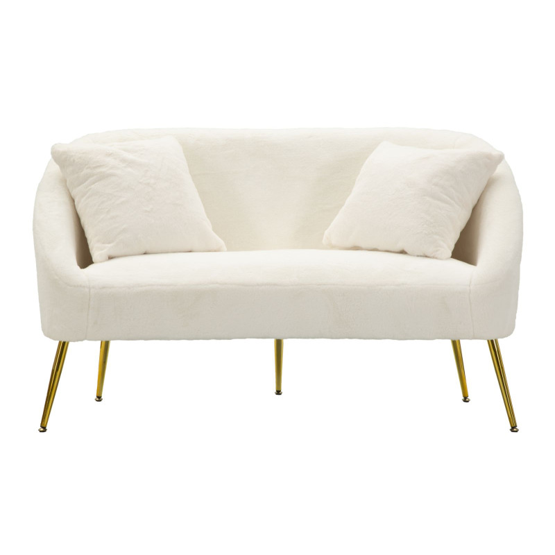 Canapé Soffy avec coussins 137x69x79 cm – Confort enveloppant et style haut de gamme