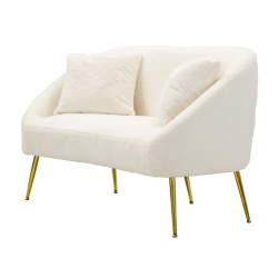 Canapé Soffy avec coussins 137x69x79 cm – Confort enveloppant et style haut de gamme