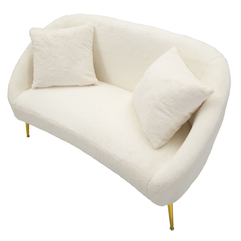 Canapé Soffy avec coussins 137x69x79 cm – Confort enveloppant et style haut de gamme