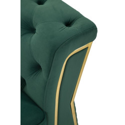 Canapé Emy vert avec coussins 162x83x76 cm – Élégance naturelle et style contemporain
