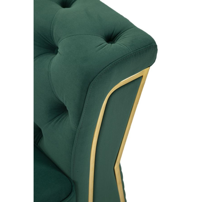 Canapé Emy vert avec coussins 162x83x76 cm – Élégance naturelle et style contemporain