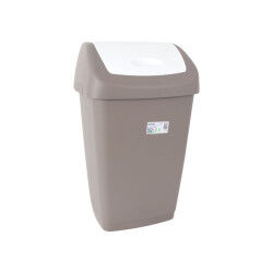 Corbeille à papier Tontarelli Aurora Gris 55 L (6 Unités)