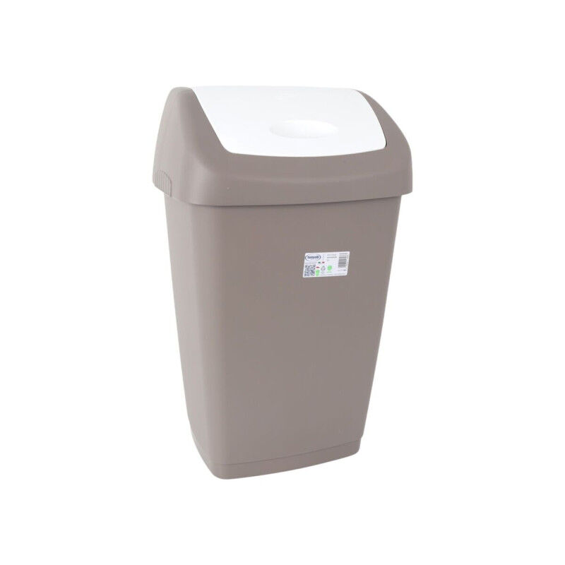 Corbeille à papier Tontarelli Aurora Gris 55 L (6 Unités)