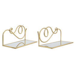 Étagères Murales de Chevet – Duo Minimaliste 41,5 x 18 x 20,5 cm