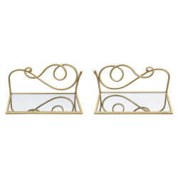 Étagères Murales de Chevet – Duo Minimaliste 41,5 x 18 x 20,5 cm