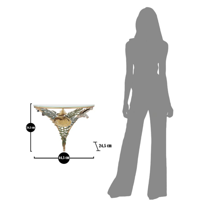 Table de Chevet Murale Amaz – Design Élancé 44,5 x 24,5 x 34,5 cm