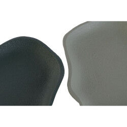 Vide-poches Home ESPRIT Aluminium 18 x 18 x 1,5 cm (2 Unités)