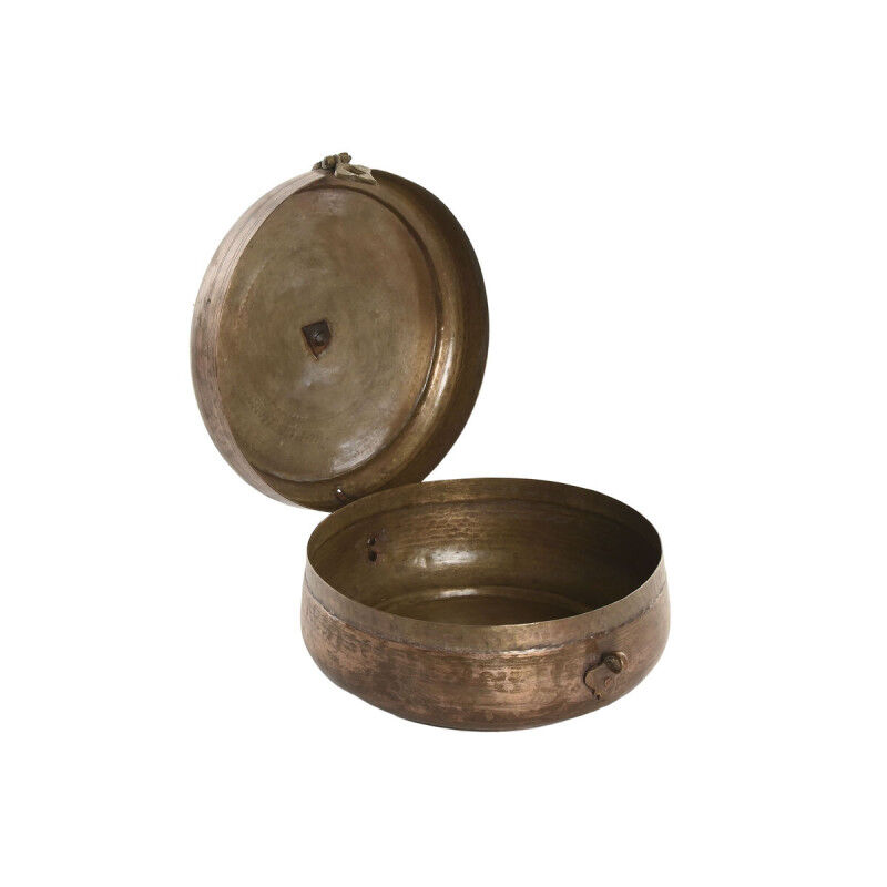 Boîte à bijoux Home ESPRIT Cuivre Laiton 25 x 25 x 10 cm
