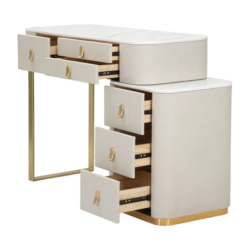 Coiffeuse Beauté – Ligne Élégante 120 x 40 x 75 cm