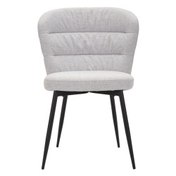 Chaises Losanna Grises – Élégance Italienne (Lot de 2) 58 x 60,5 x 85 cm