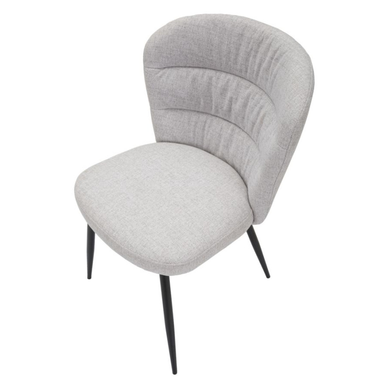 Chaises Losanna Grises – Élégance Italienne (Lot de 2) 58 x 60,5 x 85 cm