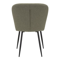 Chaises Losanna Vertes – Élégance Naturelle (Lot de 2) 58 x 60,5 x 85 cm