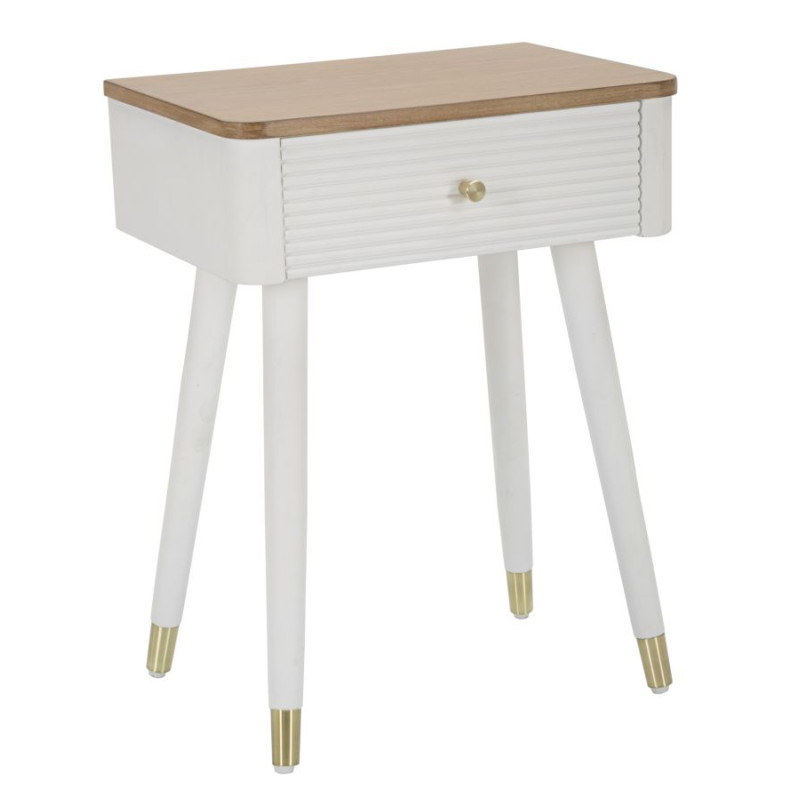 Table de Chevet Matera – Sobriété Urbaine 45 x 32 x 62 cm