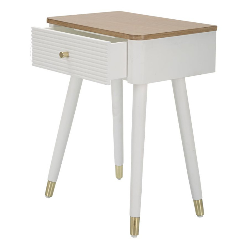Table de Chevet Matera – Sobriété Urbaine 45 x 32 x 62 cm