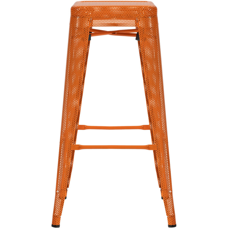 Tabouret de bar orange Fletcher