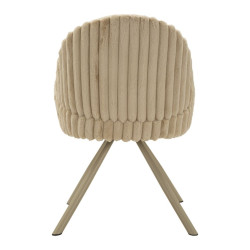 Chaises Stockholm A Crème – Raffinement Nordique (Lot de 2) 58 x 53 x 85 cm