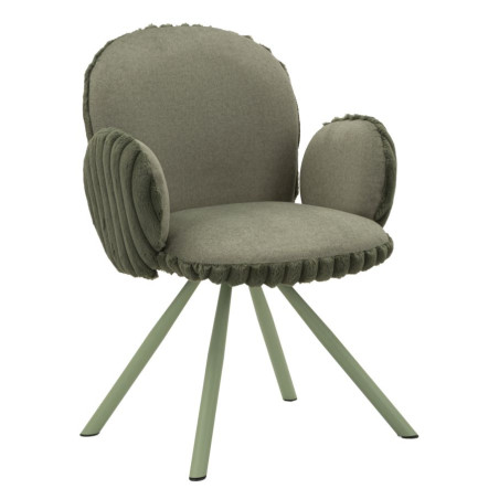 Chaises Stockholm B Vertes – Élégance Fraîche (Lot de 2) 64 x 68 x 83 cm (Assise 45 cm)